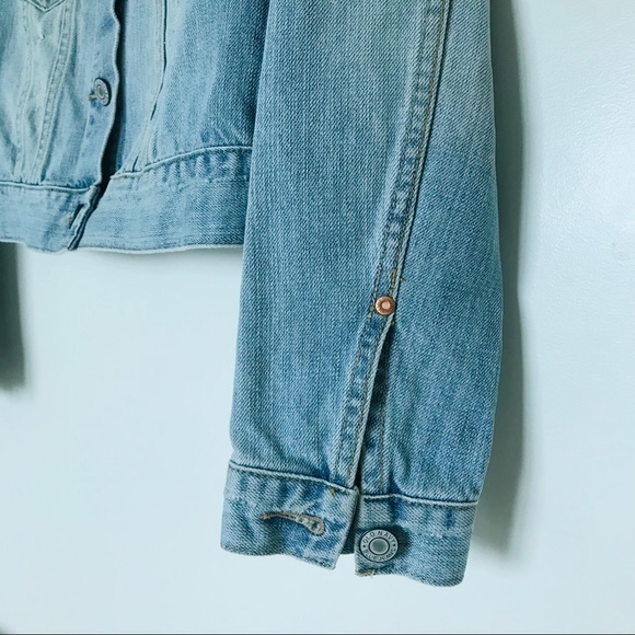 Old Navy Beaded Back Denim Jacket - Picture 7 of 11